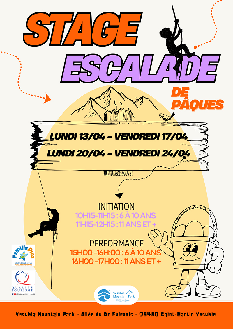 stage escalade avril